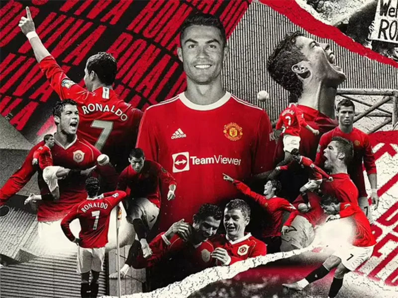 Ronaldo khoác áo số 7 tại Manchester United và bắt đầu xây dựng thương hiệu CR7